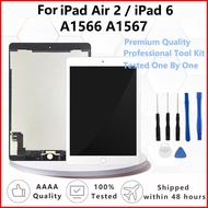 Brand New A1566 LCD For iPad Air 2 Display Touch Screen iPad 6 A1567 LCD Display Screen Digitizer As