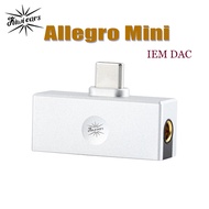 Kiwi Ears Allegro Mini Portable IEM DAC, in Ear Monitor Amplifier, USB C to 3.5/4.4mm Output, with C