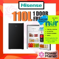 [SEDA] Hisense 110L Single Door Fridge RR120D4ABN1 1 Door Black / Morgan MRF-M7110SD 101L Reversible