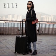 Elle 鋁合金框20吋行李箱 54 x 35 x 23cm （black）