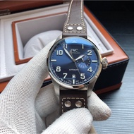 IWC pilot series Size 42 Mm * 12 Automatic Mechanical Movement Sapphire Crystal Imported Vaca Leather Watch Strap Hebilla original