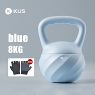 แข็ง เคตเทิลเบล 4kg/6kg/8KG เคตเทิลเบลล์แข็ง KUS จับง่ายกระชับมือ weight training kettlebell แบบนิ่ม