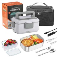 Portable Electric Heated Lh 90W Stainless Steel Detachable 2.5L heat l/Truck/Off Dining Box Microwav