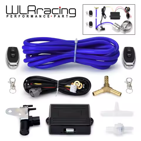 WLR - Wireless Remote Vacuum Exhaust Cutout Valve Controller Set with 2 Remotes For BMW E36 E46 Hond