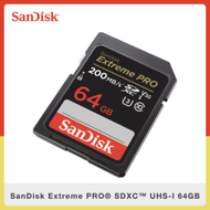 SanDisk Extreme PRO SDXC™ UHS-I U3 V30 C10 64G 4K UHD相機記憶卡(公司貨)