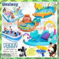 BESTWAY 5 DESIGN Play Center Children Toy Playground Inflatable Kids Swimming Pool Water Slide Kolam Mandi Kolam Gelongsor