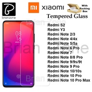 HD Clear Tempered Glass Redmi Note 2 3 4 4X 5 5A 6 7 8 9 9S 9t 10 10s S2 Y3 Max Pro