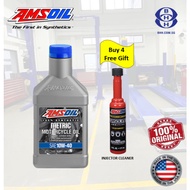 AMSOIL MOTORCYCLE METRIC 10W40 100% Fully Synthetic (1 Quart) 946ml Engine Motor Racing Oil Bike