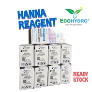 Reagent Hanna Instruments re agent nitrate ammonium Alkalinity calcium magnesium iron free chlorine 