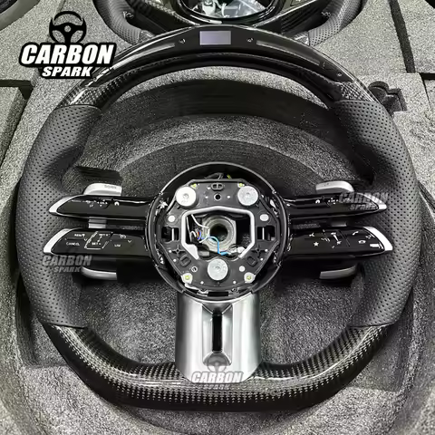 For Mercedes Benz AMG C43 GLA GLC EQS G63 E53 A45 E Class 2021-2022/ S Class 2022 Carbon Fiber Steer