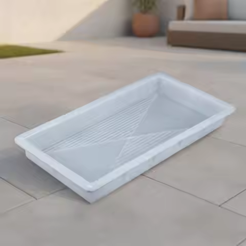 1Pcs Square Paving Stone Garden Path Art Antique Tile Plastic Mold Courtyard Non-Slip Concrete Floor