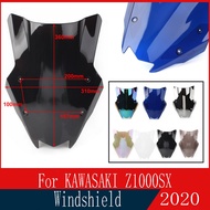 Double Bubble Windshield For Kawasaki Z1000SX Z1000 Z 1000 SX 2020 2021 2022 ABS Plastic Motorcycle 