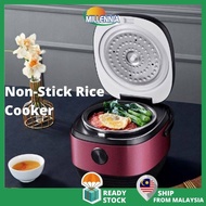 Multi-Function 5L Non-Stick Rice Cooker Steam, Cook, Braise, Keep Warm- Inner Pot 2.2L--Periuk Nasi-