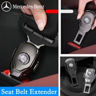 1/2pcs Mercedes Benz Car Safety Belt Extender AMG E200 W210 W203 W124 W204 W211 W123 W205 W212 W203 C200 E350 A180 CLA A45 GLC Seat Belt Extension Buckle Plug Buckle Seatbelt Clip