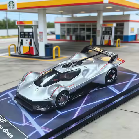 Physical Lmf Lemanfactory 1:64 Ferrari Vgt Concept Car Alloy Model For Collection