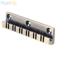 PEARLTH Electric Guitar Bridge, Metal Bronze Color 12 String Guitar Bridge, Premium Guitar Bridge Re