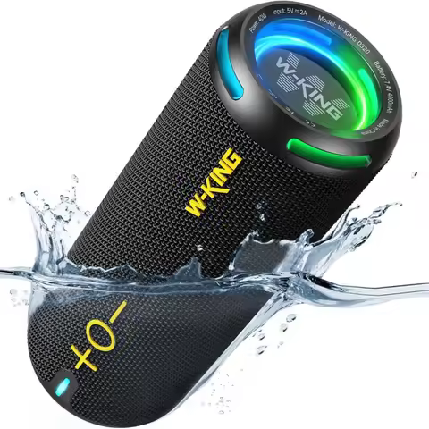 W-KING D320 Portable Loud Wireless Surround Sound Rich IP67 Waterproof Bluetooth Speakers with Heavy