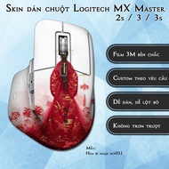 Logitech MX Master 2s / 3 / 3s mouse sticker Skin spider lily model acp031 | 3M Anti-slip Film Stick