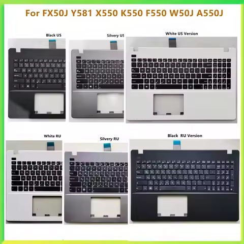 New Laptop Top Case Palmrest Upper Cover With Keyboard Housing Cover Case For FX50J Y581 X550 K550 F