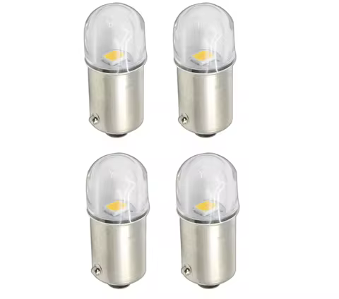 10PCS Led Bulb BA9S BAX9S BAY9S BAW9S 1SMD2835 6v 12v 24v Car Interior Dome Trunk Light Motorcycle S