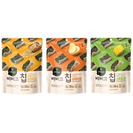 [CJ] Bibigo Seaweed Crispy Chip / Original Brown Rice / Potato / Sweet Corn / Korean Snack 40g / Made in Korea