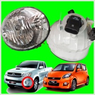 PERODUA MYVI OLD SE 2 '08 FOG LAMP WITH BULB (OEM) LAMPU BUMPER TOYOTA VIOS 06 TOYOTA HILUX VIGO