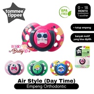 Tommee Tippee Air Style Soother Orthodontic Single Pack Empeng Bayi