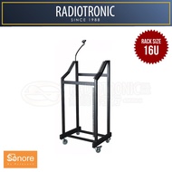 Sonore Hotsound 16U DJ Stand MX3 - For Power Amplifier, Mixer, Graphic Equalizer