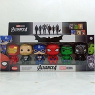 Superhero Children's Toy contains 6 Cartoon Figures Alliance 4 Values