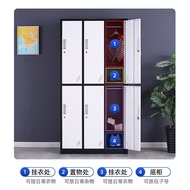 Club Locker Colorful Steel Disassembled Iron Gym Locker Storage Cabinet Employee Cabinet Factory Col
