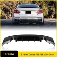 Rear Bumper Diffuser Lip for BMW 2 Series Coupe F22 F23 2014-2021 Exhaust Lower Spoiler Flare Splitt