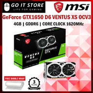 MSI GEFORCE GTX 1650 D6 VENTUS XS OCV3 4GB DDR6 Graphic Card