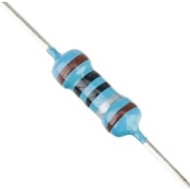 (50pcs) 1/2W Metal Film Resistor - (1 ohm to 10M ohm) - 1% Tolerance - Perintang Elektronik 1/2 Watt