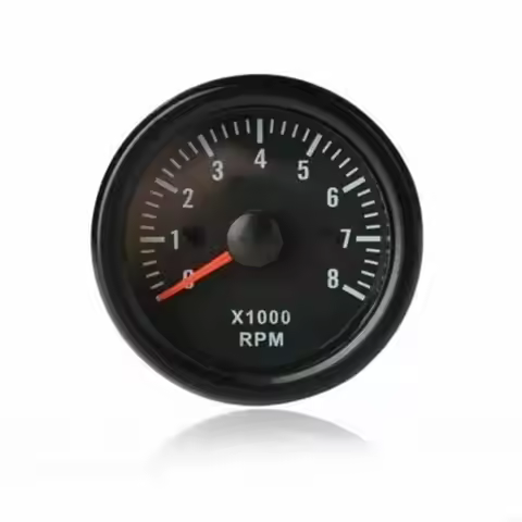 52mm Universal Electrical Tachometer Gauge For 2 3 4 5 6 8 Cylinder Gas Engines