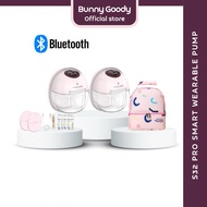Bunny Goody S32 Pro Smart Wearable Pump with Bluetooth Apps Control - Pink (180ml/6oz)