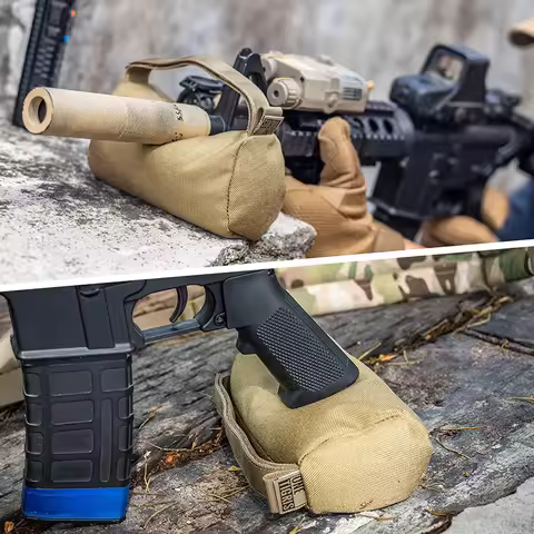 ONETIGRIS Sniper Shooting Bag Front Rear Bag Target Stand Rifle Support Sandbag Bench Unfilled Tack 
