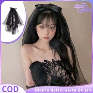 Veil Prewedding Hijab Black Veil Bridal Veil Laces Bridal Veil Black Hijab Black Veil Hijab