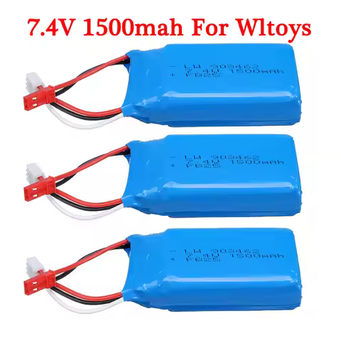 1 to 5pcs 7.4 V 1500mAh Lipo Batttery for Wltoys V913 L959 L969 L979 L202 L212 A959 remote Control c