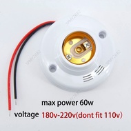 Screw sound Light Vontrol Lamp E27 Light Control Auto base socket holder Cap AC 180v -240V Electrici