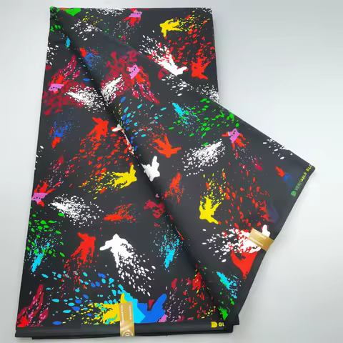 Ankara Fabric African Real Wax Print Fabric 100% Cotton High Quality 6 Yards African Fabric for Part