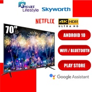 SKYWORTH 70" 4K UHD ANDROID SMART TV 70SUC6500