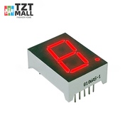 new 10pcs 10pins 8106as 8106bs 0.8 Inch 1 Digit Bits 7 Segment Red Led Digital Display Digitron Comm