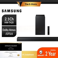 (Free Optical Cable) Samsung T420 2.1 Ch Soundbar with Bluetooth TV connection | HWT420/XM (Bar Buny