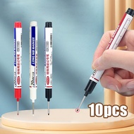 10PCS/Set Marker Iron Wood Marker Waterproof Marker Long Nib Marker Multipurpose Iron Wood Marker Ma