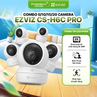 Ezviz H6C Pro WIFI Camera Combo & C6N Pro - 5/10/15/20 Camera - Talk, Alarm -