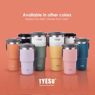 Tyeso Official Store Tumbler with accessories set Hot and Cold 24 hours Water Bottles Flask 600ml 75