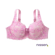 Direct from Japan Nissen_ Comfortable & Supportive Plus Size Full Cup Bra for Women with Exquisite J