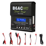 Lipo Charger,Battery Charger Balance Charger Discharger with Power Supply for LiPo/Li-ion/Life Batte