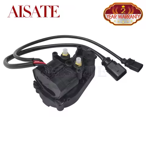 For VW Touareg Porsche Cayenne Air Suspension Compressor Pump Line Valve Assembly 2010- 7P0616006E 9
