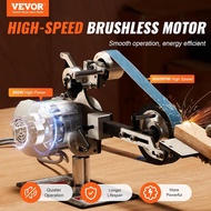 VEVOR Belt Grinder Sander, 30 x 1-Inch Variable Speed Belt Polisher with VFD, 550W Polishing Grindin